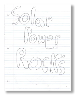 4Th Grade Class Solar Drawing 1